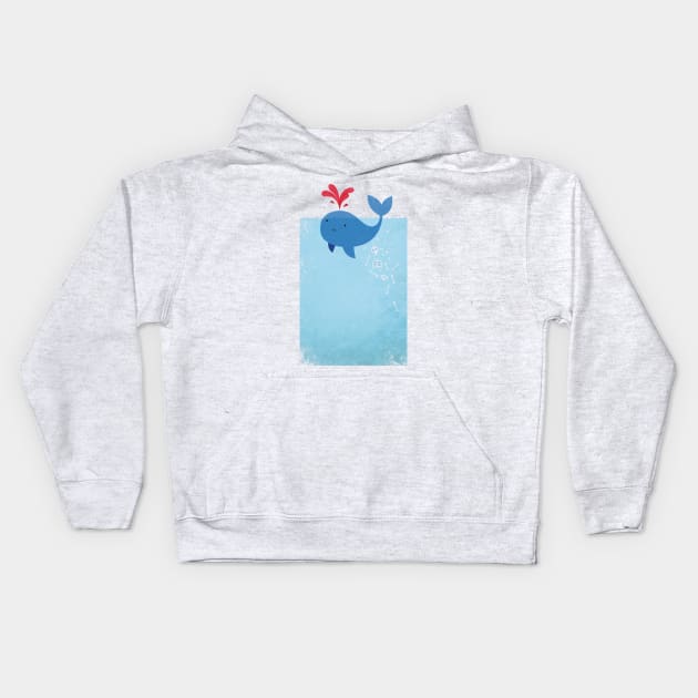 Killer Whale Kids Hoodie by DinoMike